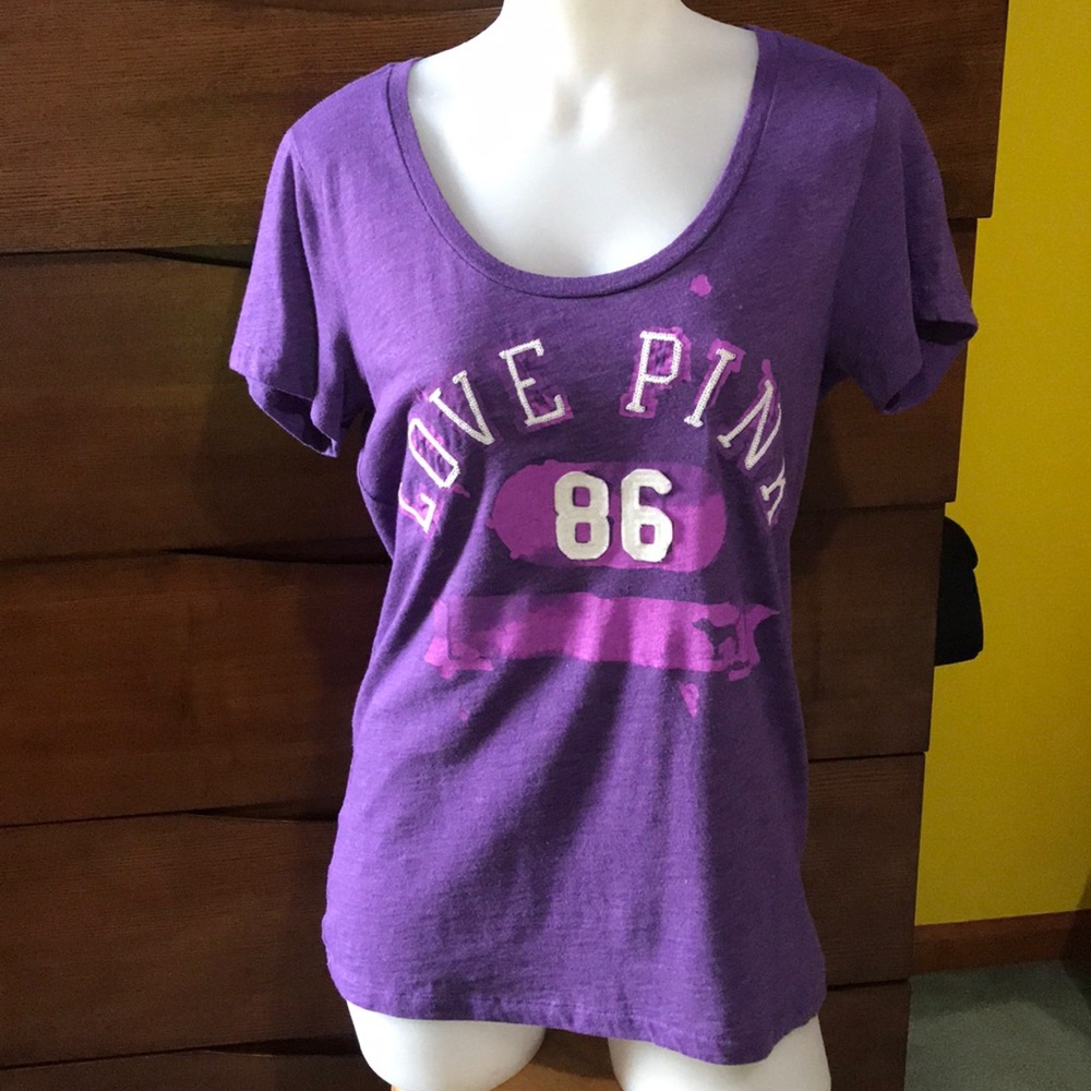 Purple Victoria secret T-shirt